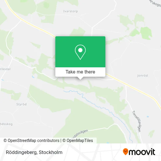 Röddingeberg map