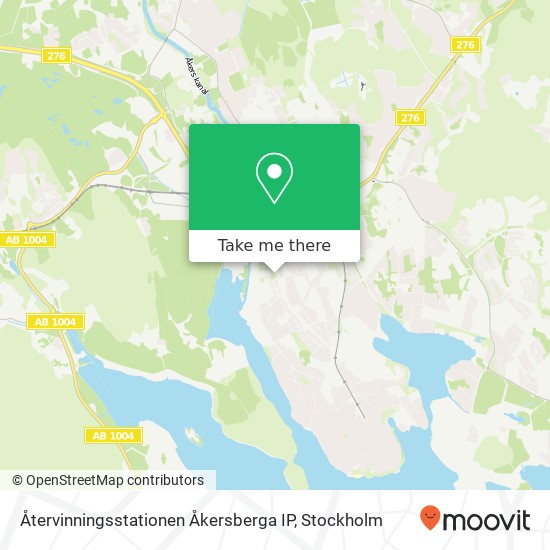 Återvinningsstationen Åkersberga IP map