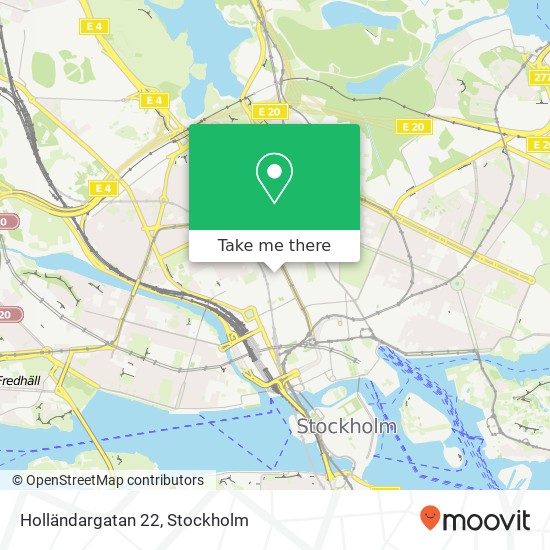 Holländargatan 22 map