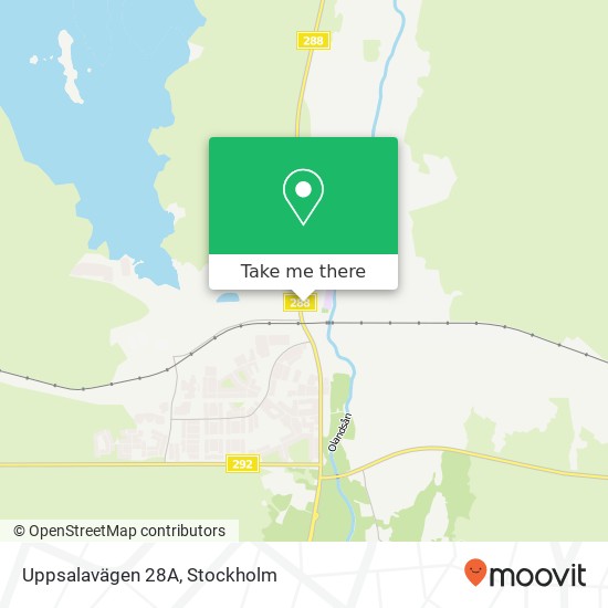 Uppsalavägen 28A map