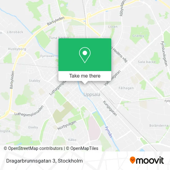 Dragarbrunnsgatan 3 map