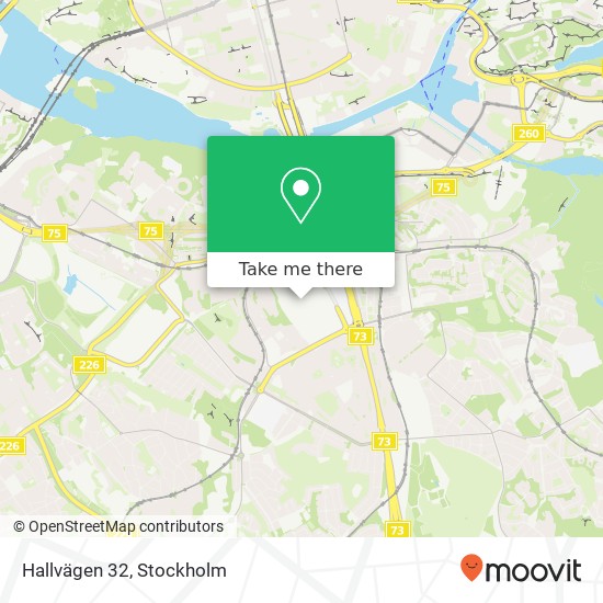 Hallvägen 32 map