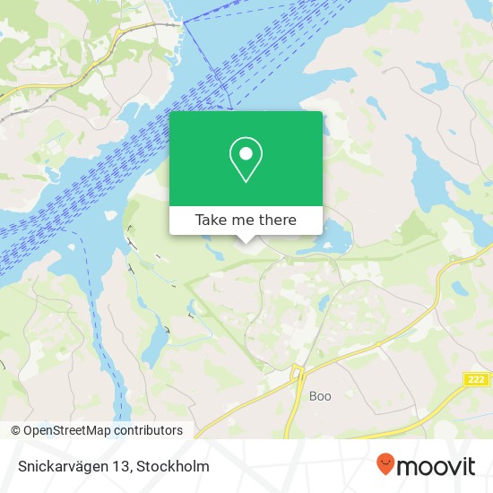 Snickarvägen 13 map