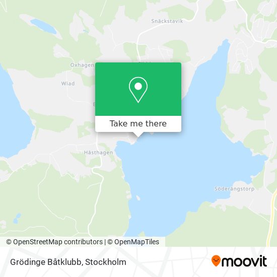 Grödinge Båtklubb map