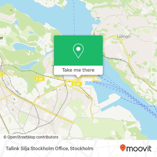 Tallink Silja Stockholm Office map