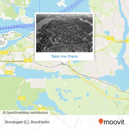 Storängen (L) map