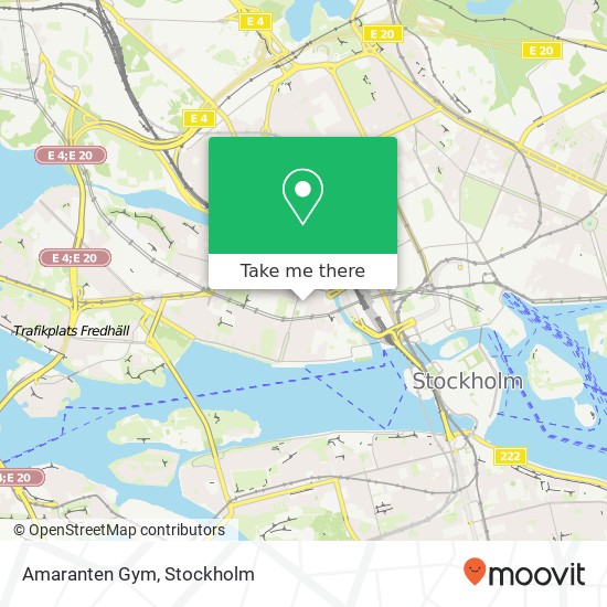 Amaranten Gym map