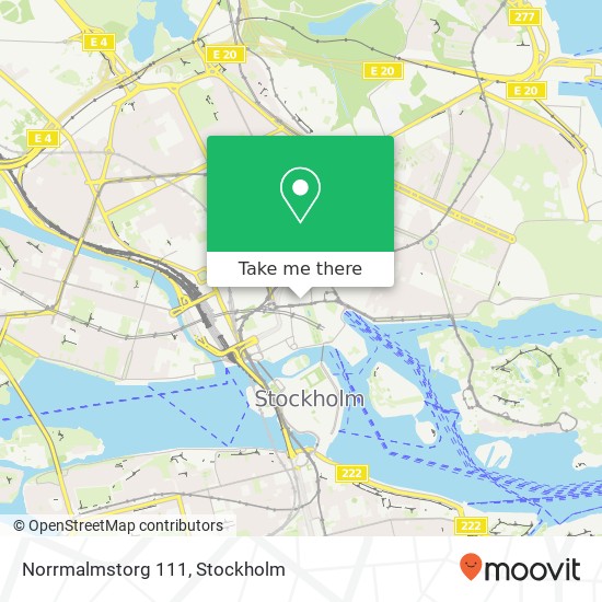 Norrmalmstorg 111 map