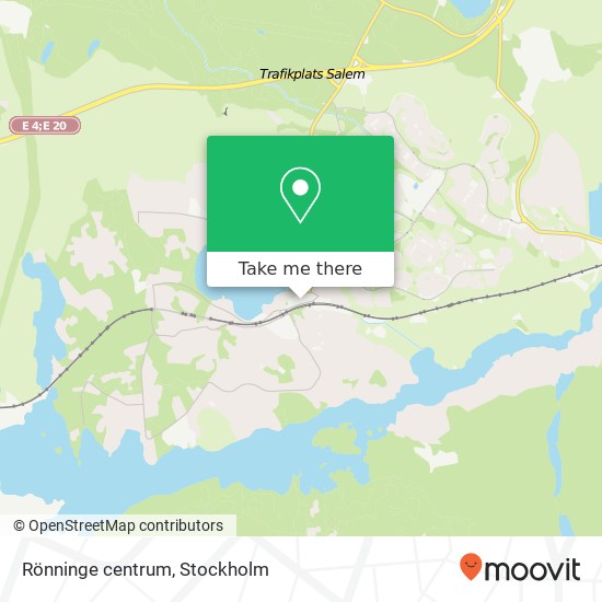 Rönninge centrum map