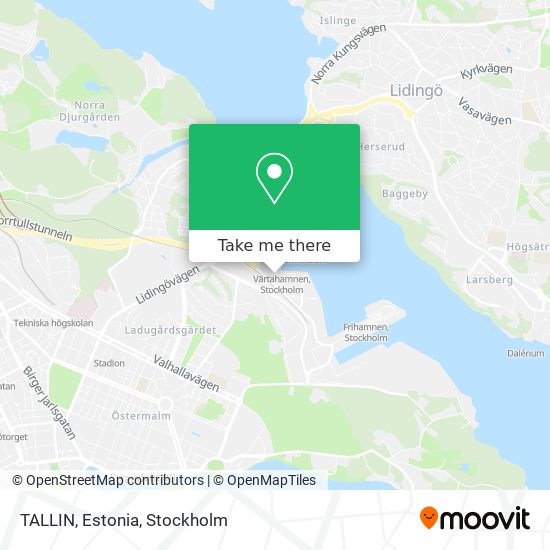 TALLIN, Estonia map