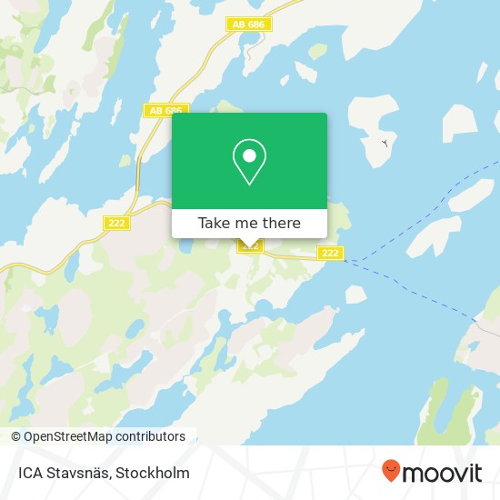 ICA Stavsnäs map