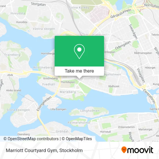 Marriott Courtyard Gym map