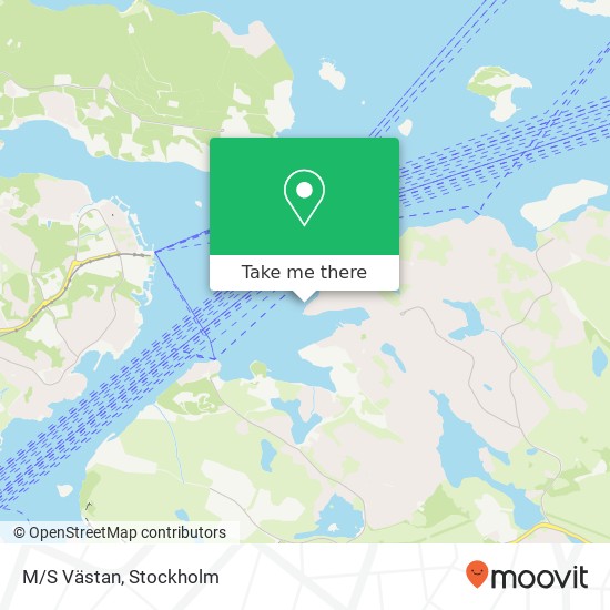 M/S Västan map