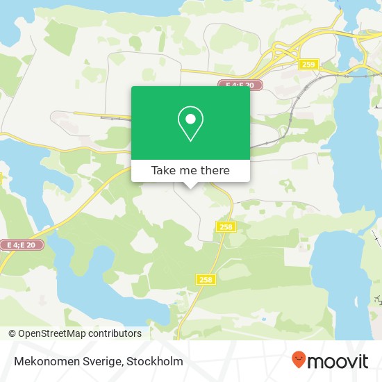 Mekonomen Sverige map