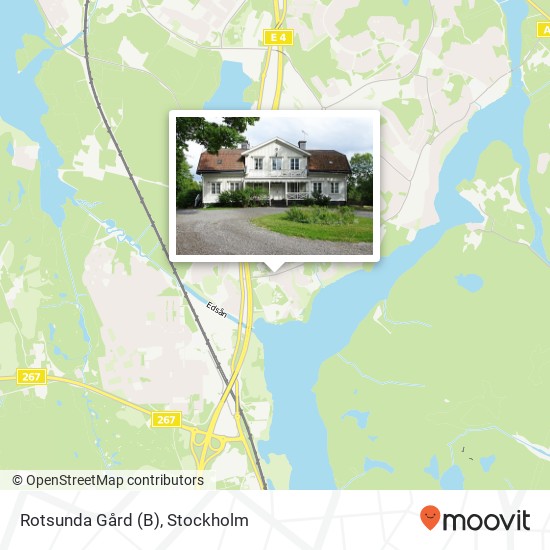 Rotsunda Gård (B) karta