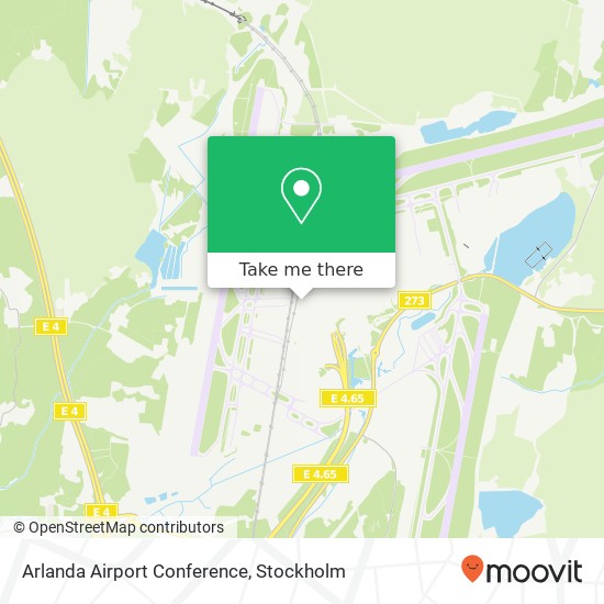 Arlanda Airport Conference map