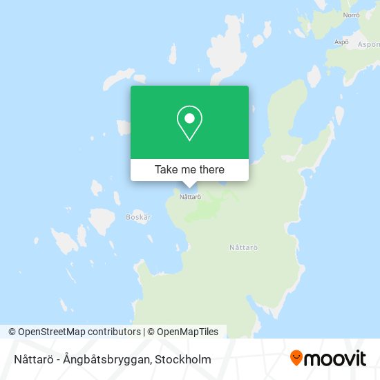 Nåttarö - Ångbåtsbryggan map