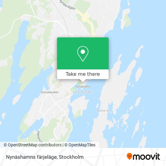 Nynäshamns färjeläge map