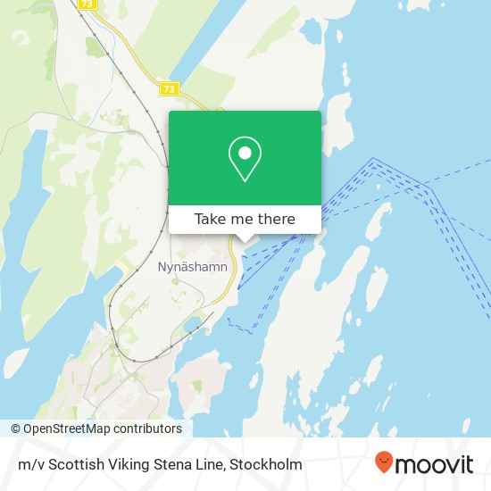 m/v Scottish Viking Stena Line map