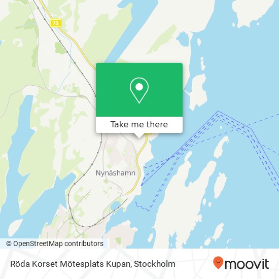 Röda Korset Mötesplats Kupan map