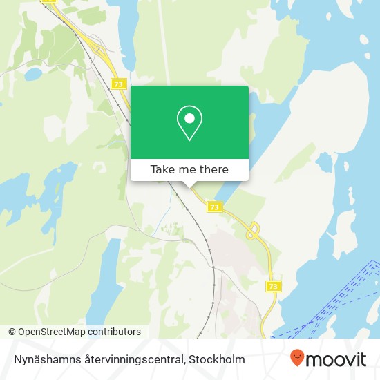 Nynäshamns återvinningscentral map