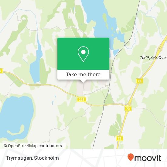 Trymstigen map