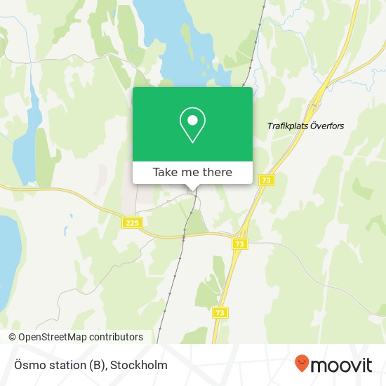 Ösmo station (B) map