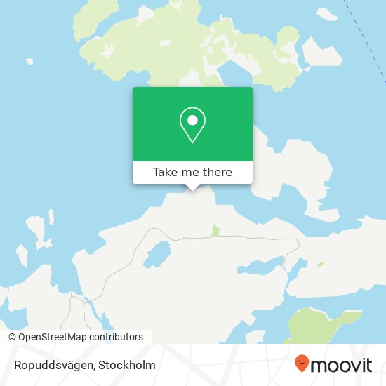 Ropuddsvägen map