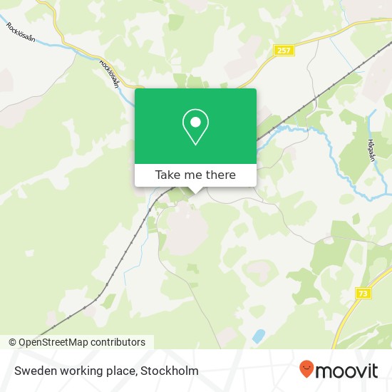Sweden working place map