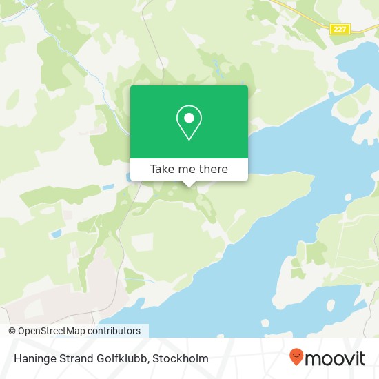 Haninge Strand Golfklubb map