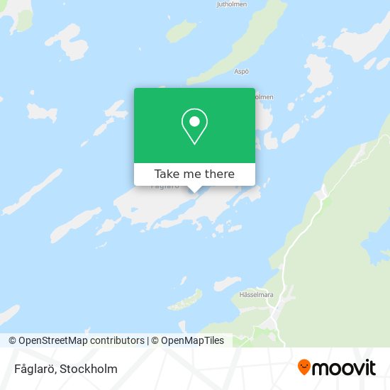 Fåglarö map