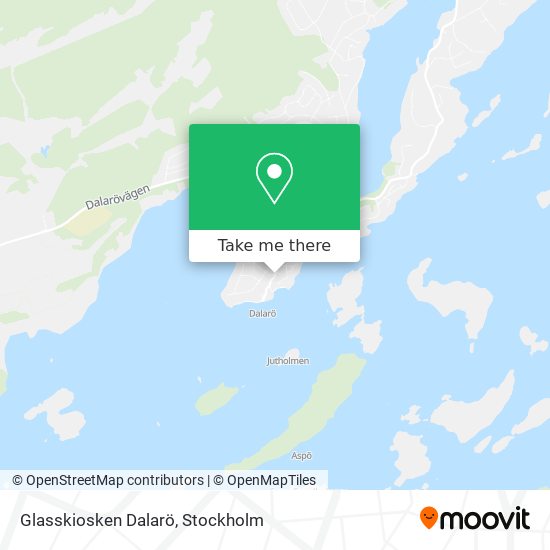Glasskiosken Dalarö map