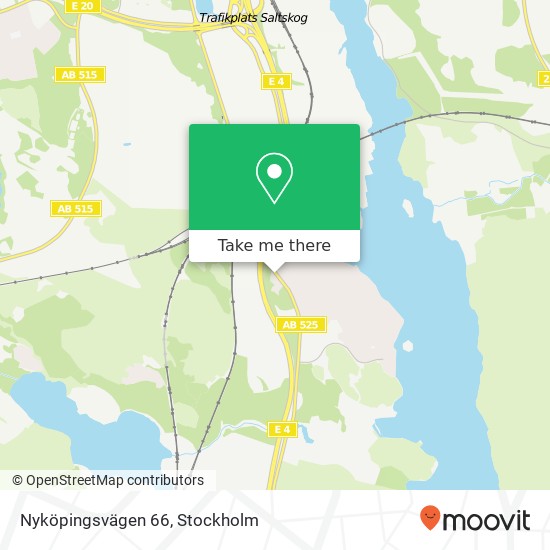 Nyköpingsvägen 66 map