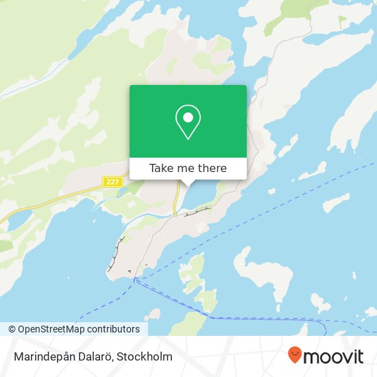 Marindepån Dalarö map