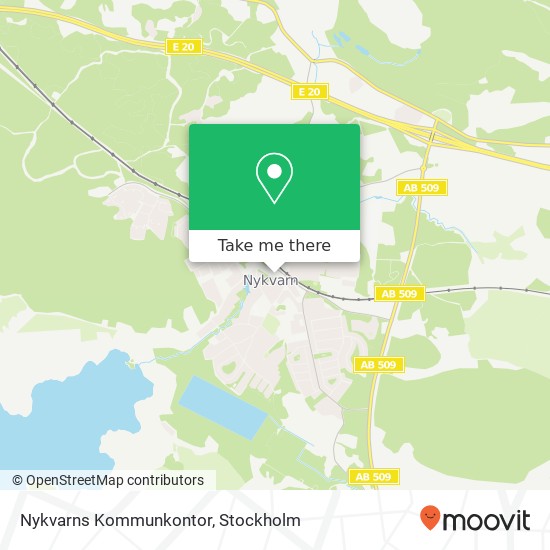 Nykvarns Kommunkontor map