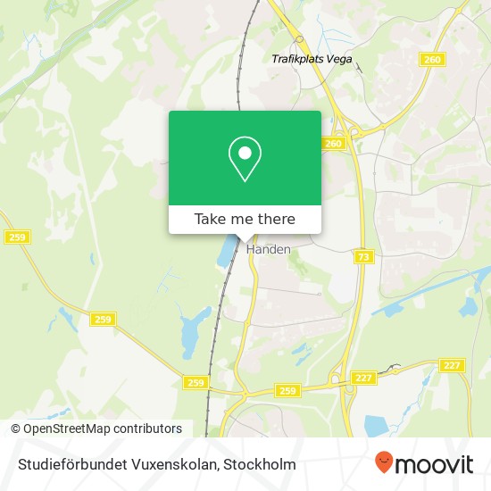 Studieförbundet Vuxenskolan map