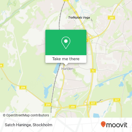 Satch Haninge map