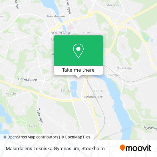 Mälardalens Tekniska Gymnasium map