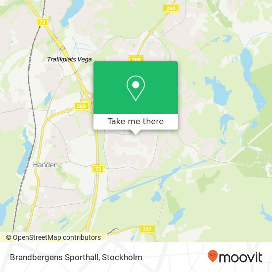Brandbergens Sporthall map