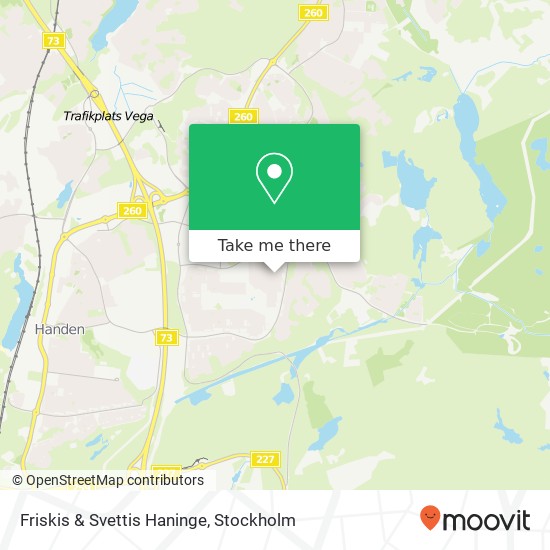 Friskis & Svettis Haninge map
