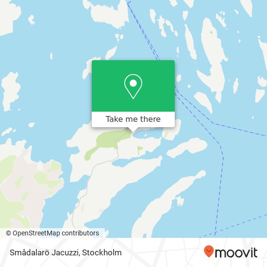 Smådalarö Jacuzzi map