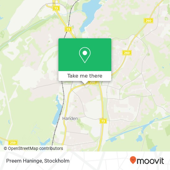 Preem Haninge map