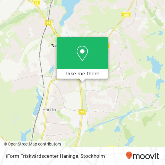 iForm Friskvårdscenter Haninge map