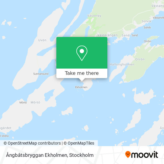 Ångbåtsbryggan Ekholmen map