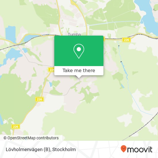 Lövholmenvägen (B) map