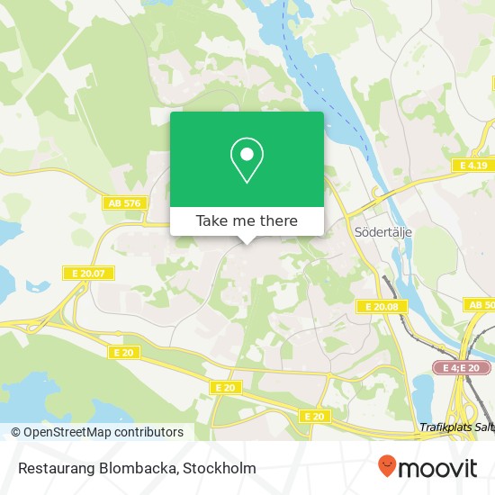 Restaurang Blombacka map