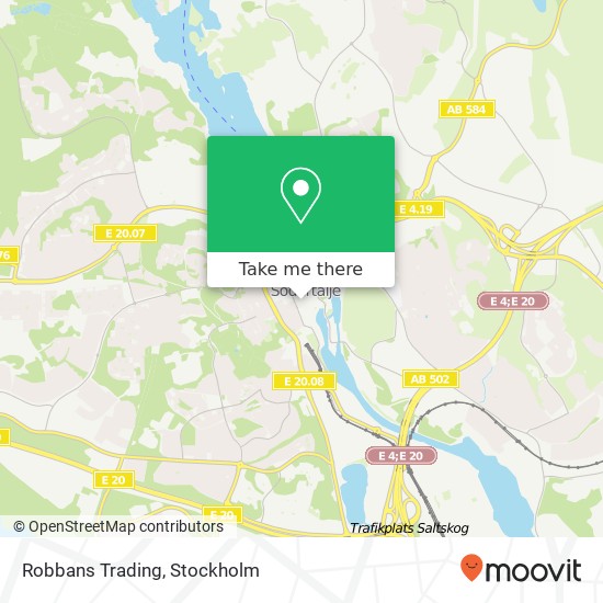 Robbans Trading map