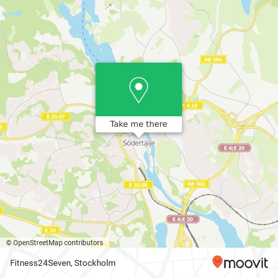 Fitness24Seven map