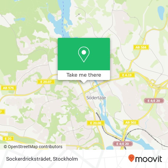 Sockerdricksträdet map