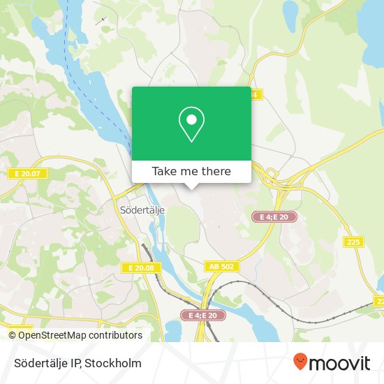 Södertälje IP map